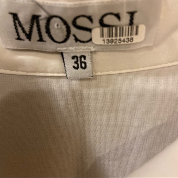 MOSSI Oversized Drawstring White Blouse 36 - Picture 6 of 7